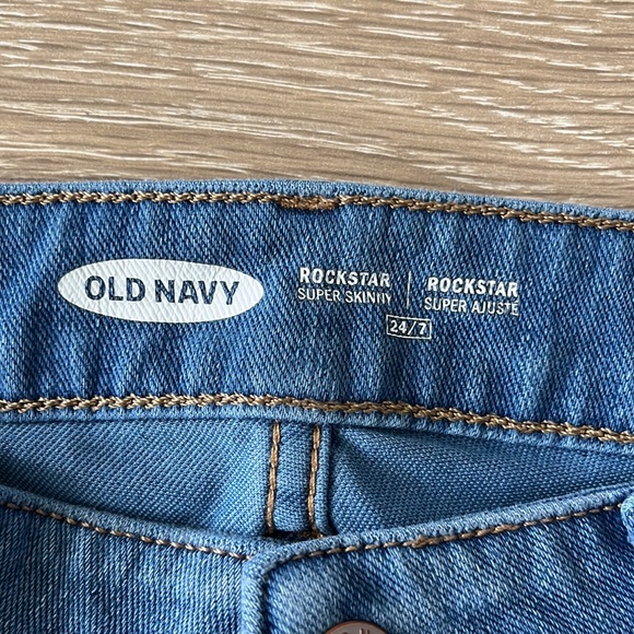 Old Navy Rockstar Super Skinny Denim Jean Jeggings - 24/7 - Picture 3 of 6